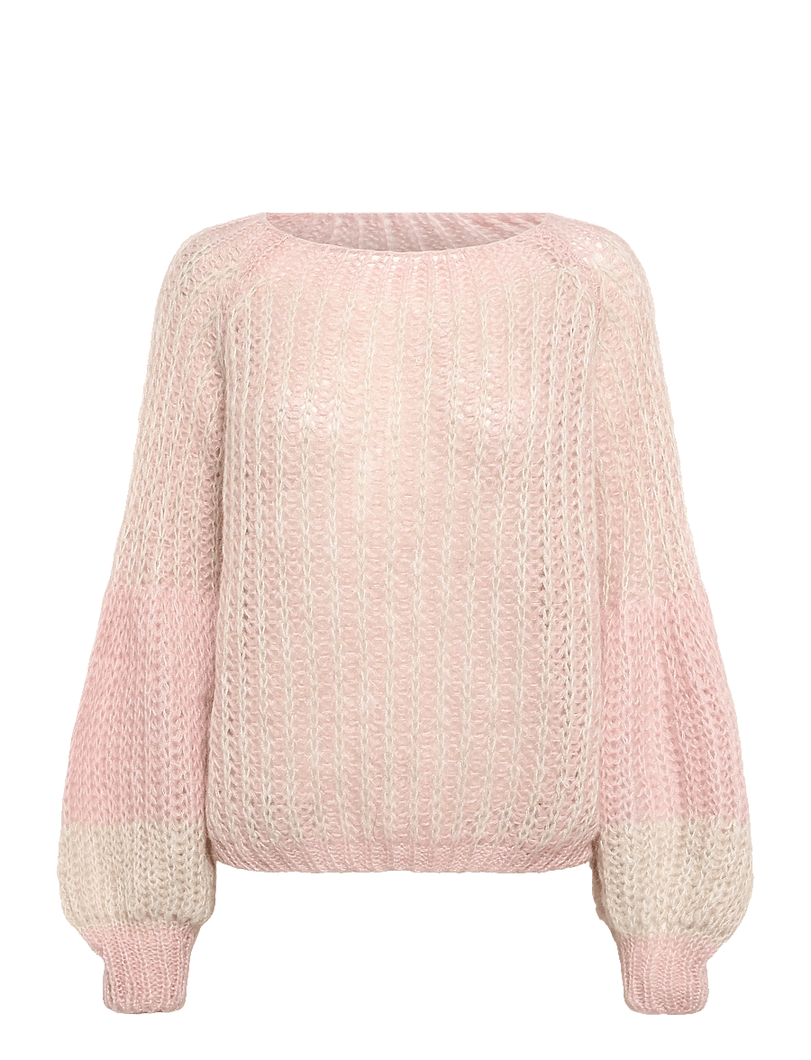 Noella - Liana Knit Sweater - pullover - blush/cream - 0