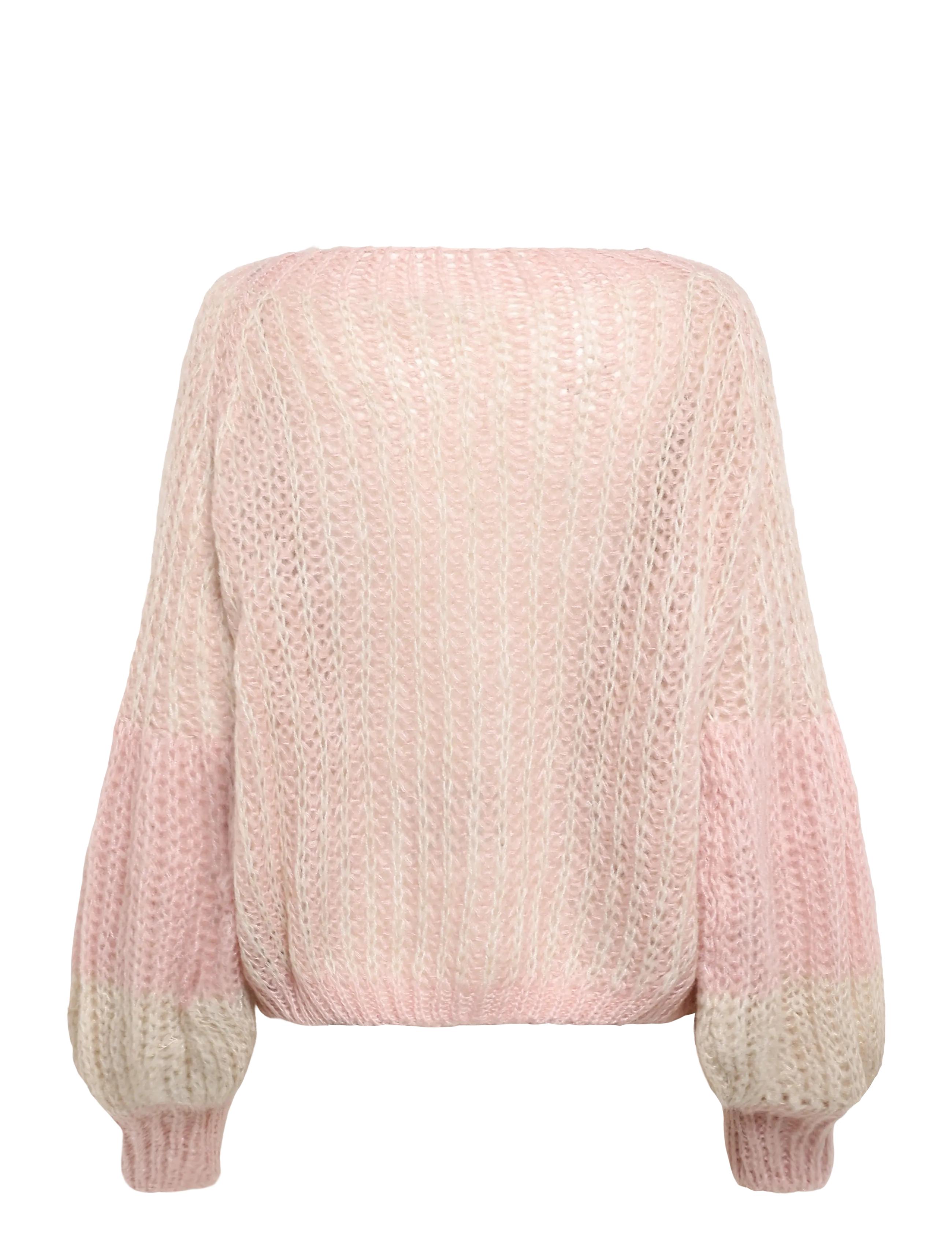 Noella - Liana Knit Sweater - efterårstøj - blush/cream - 1