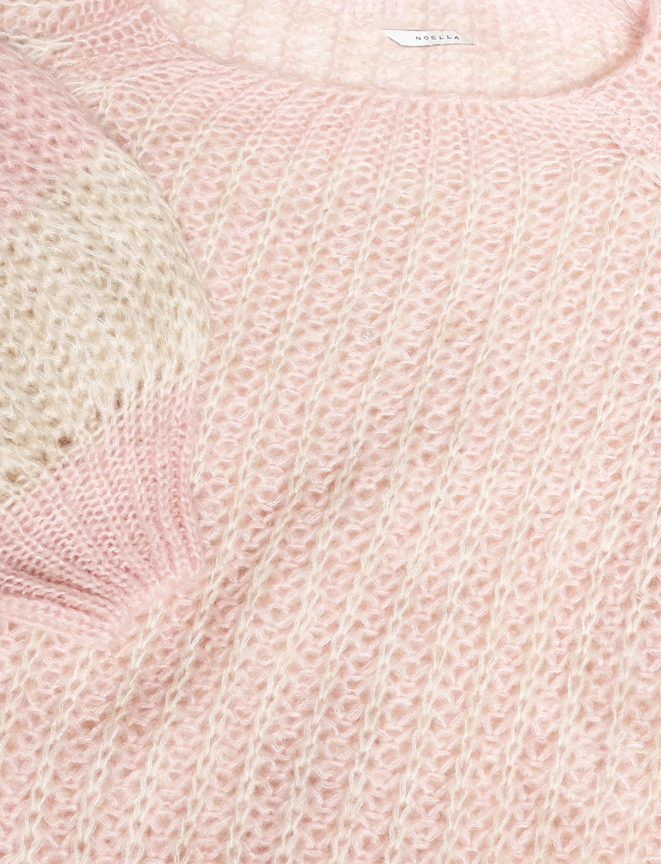 Noella - Liana Knit Sweater - efterårstøj - blush/cream - 2