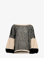 Noella - Liana Knit Sweater - pullover - cream/black - 1