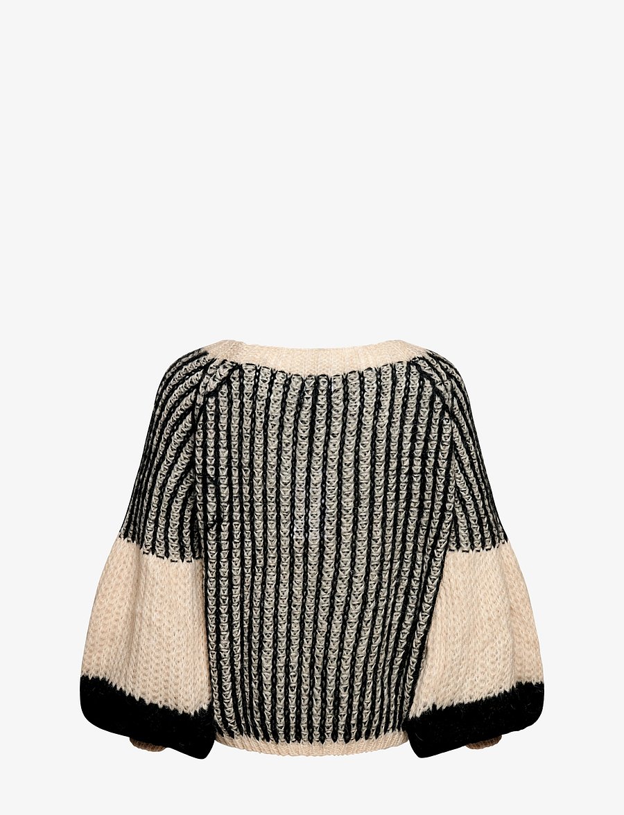 Noella - Liana Knit Sweater - pullover - cream/black - 3