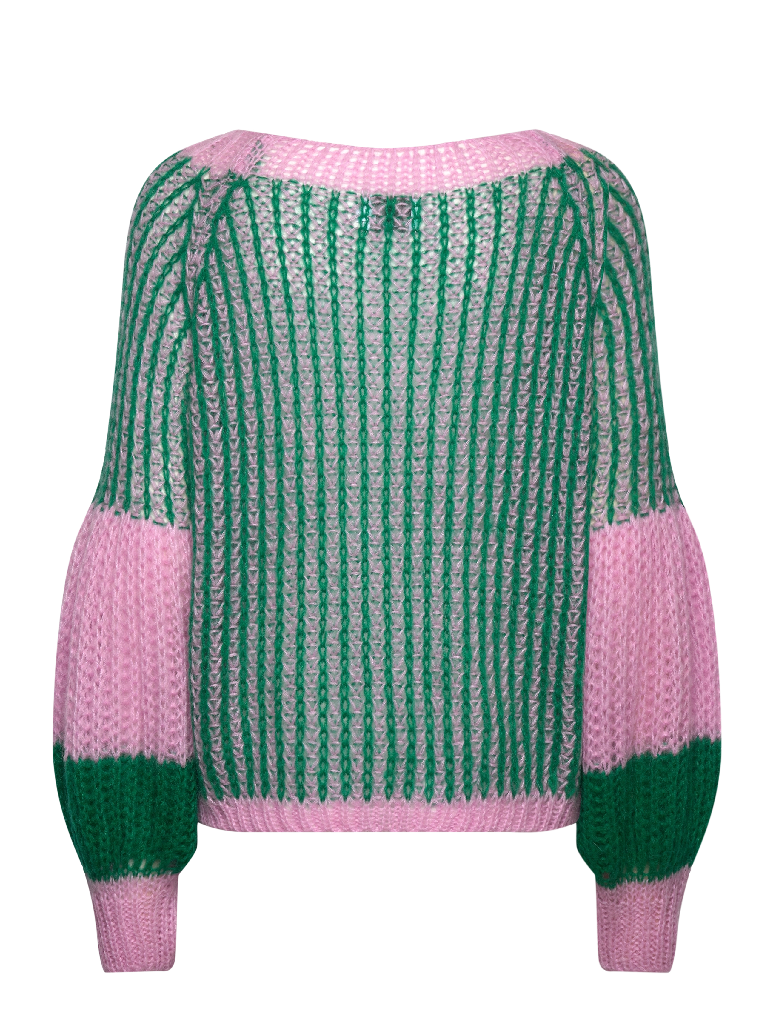 Noella - Liana Knit Sweater - striktrøjer - green bubblegum - 2