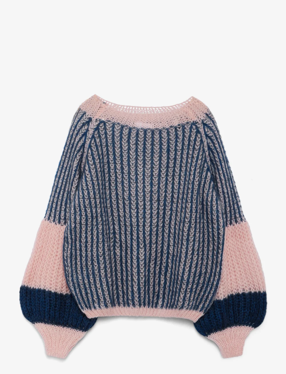 Noella - Liana Knit Sweater - stickade tröjor - rose/navy - 1