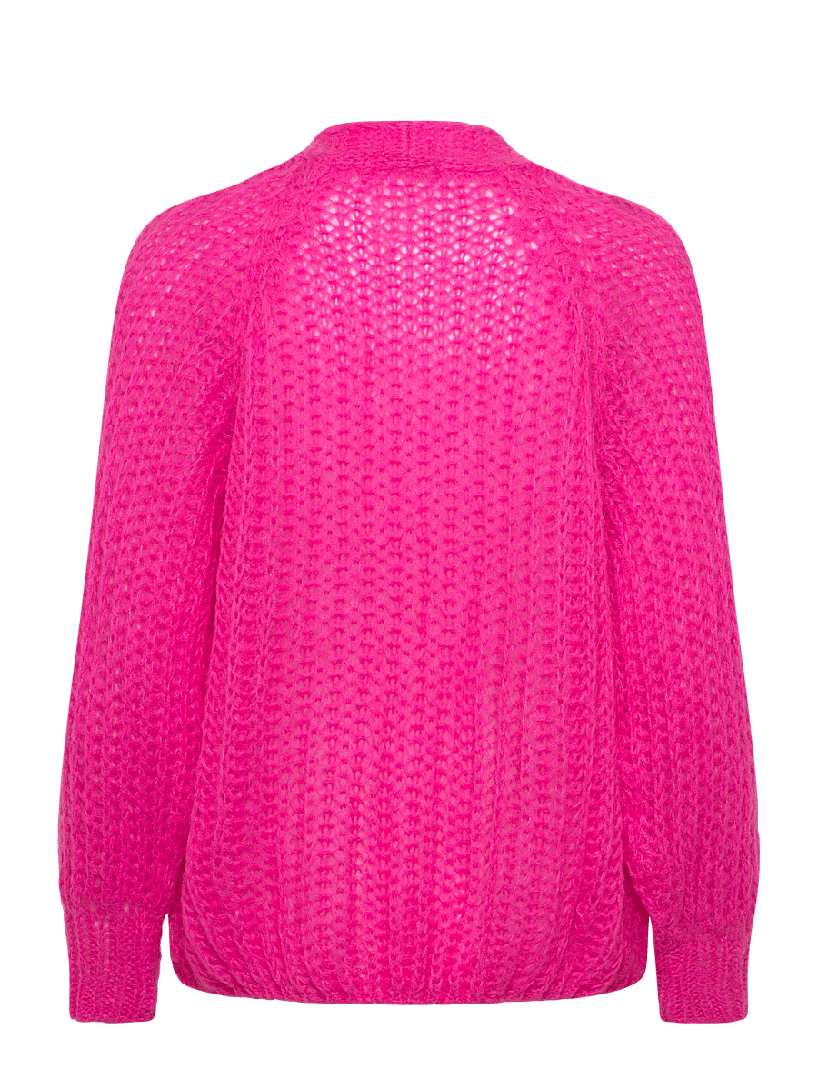 Noella - Joseph Cardigan Solid - strickjacken - bright pink - 1