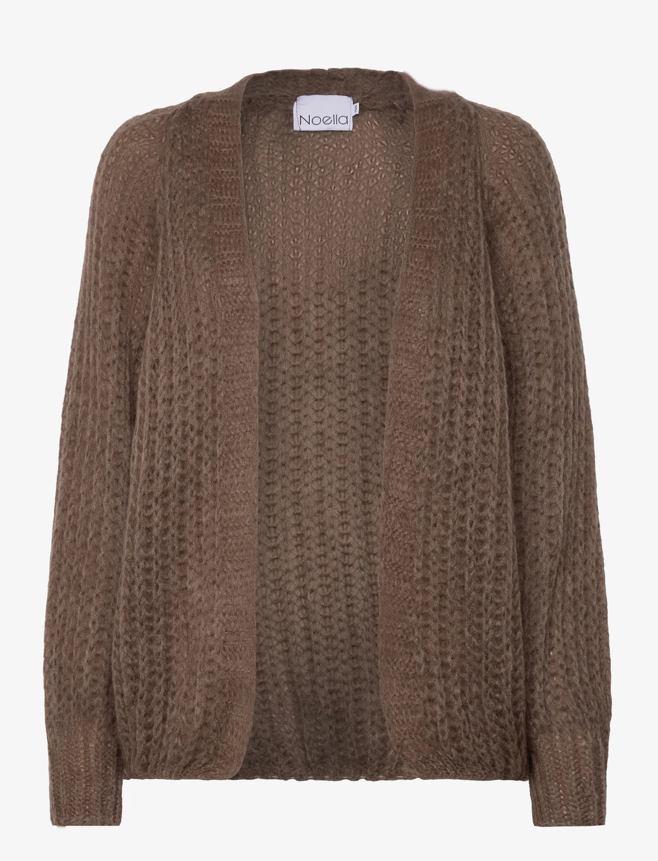 Noella - Joseph Cardigan Solid - susegamieji megztiniai - brown - 0