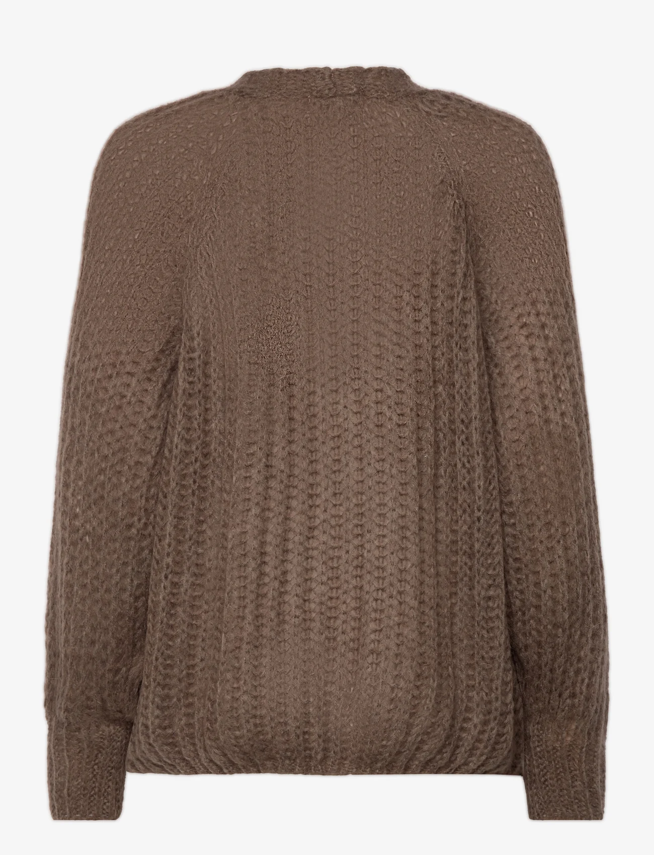 Noella - Joseph Cardigan Solid - susegamieji megztiniai - brown - 1