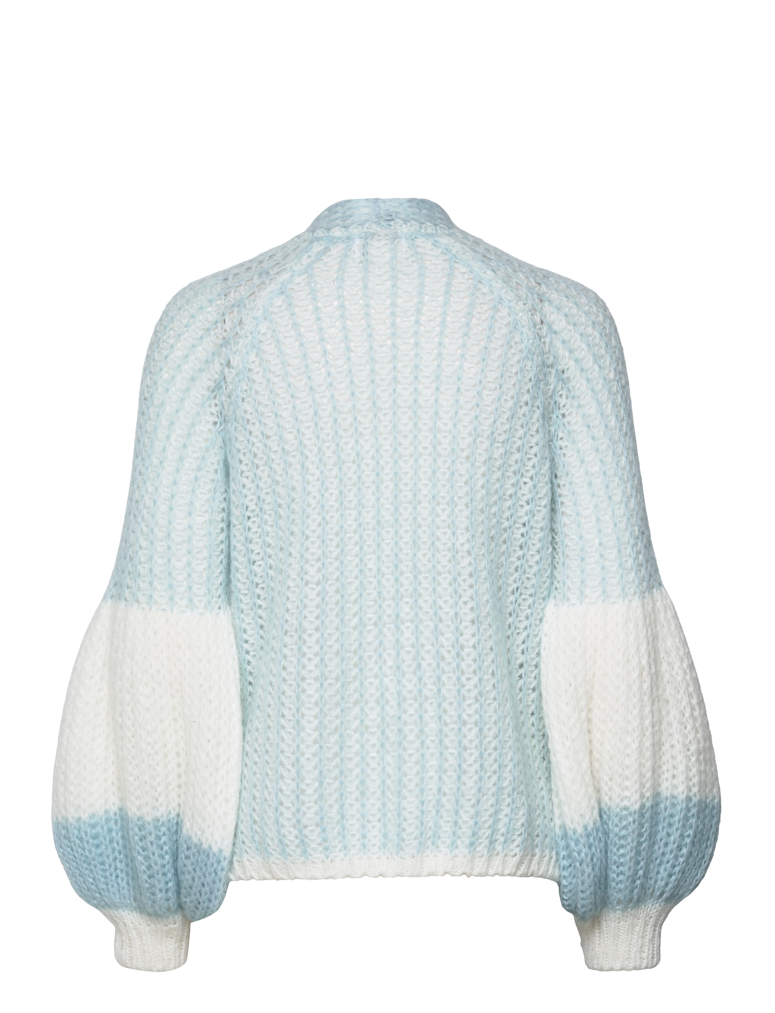 Noella - Liana Knit Cardigan - herbstliche kleidung - lightblue/white - 1