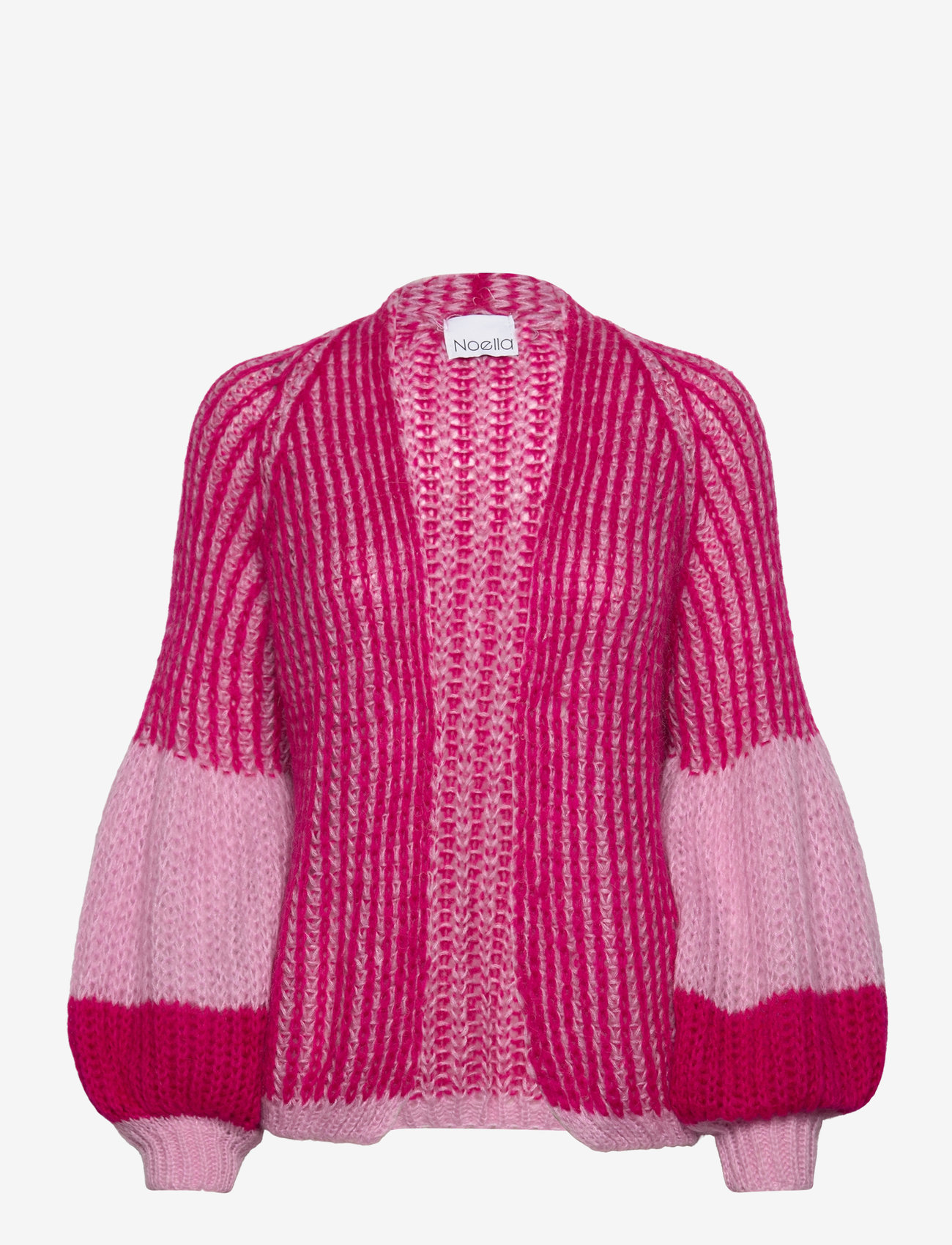 Noella - Liana Knit Cardigan - koftor - pink bubblegum - 1