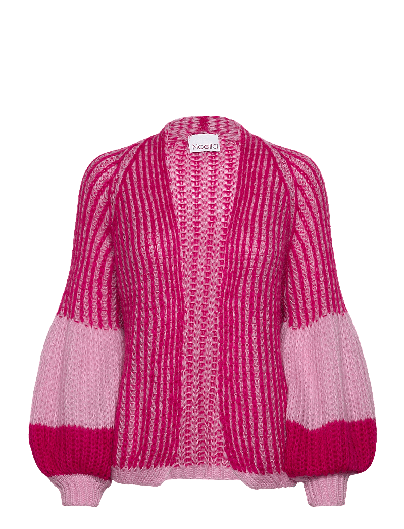 Noella - Liana Knit Cardigan - koftor - pink bubblegum - 1
