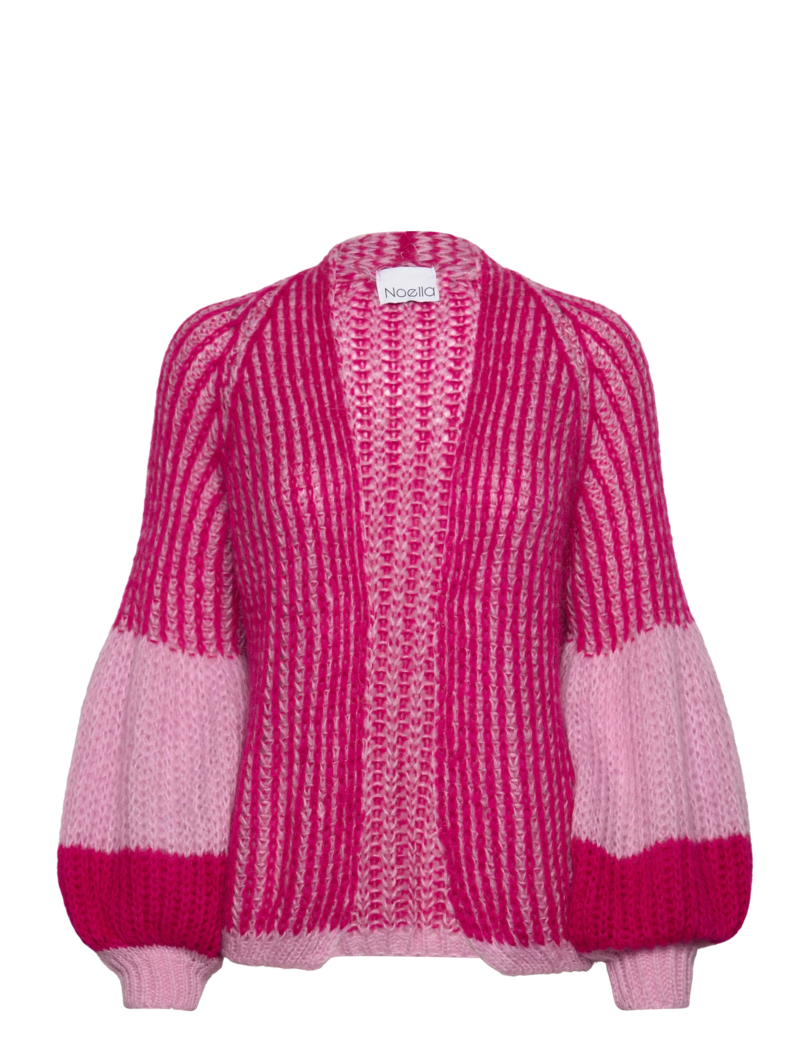 Noella Liana Knit Cardigan - Koftor - PINK BUBBLEGUM / pink/rose