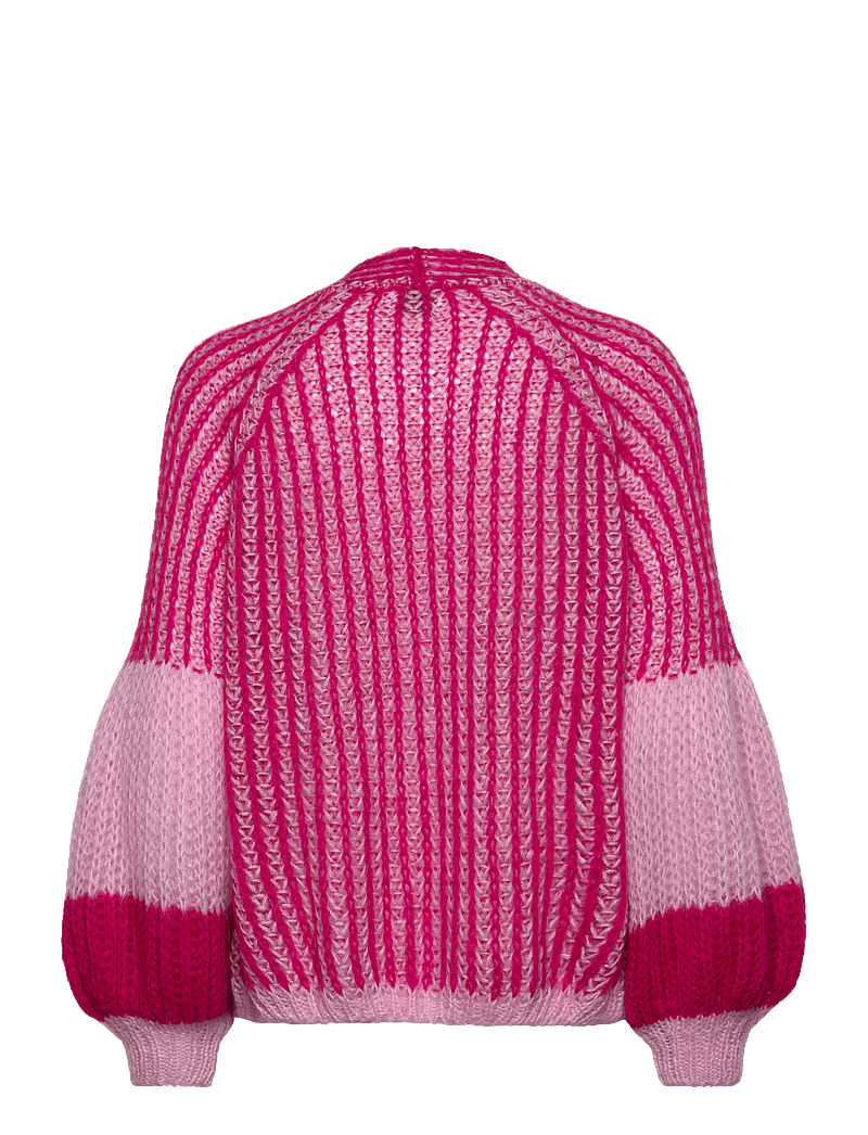 Noella - Liana Knit Cardigan - koftor - pink bubblegum - 2