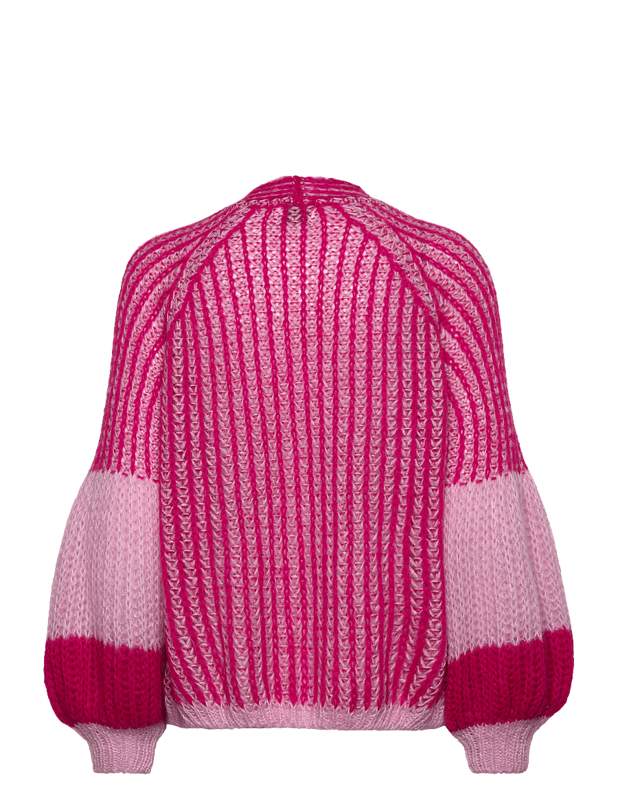 Noella - Liana Knit Cardigan - koftor - pink bubblegum - 2