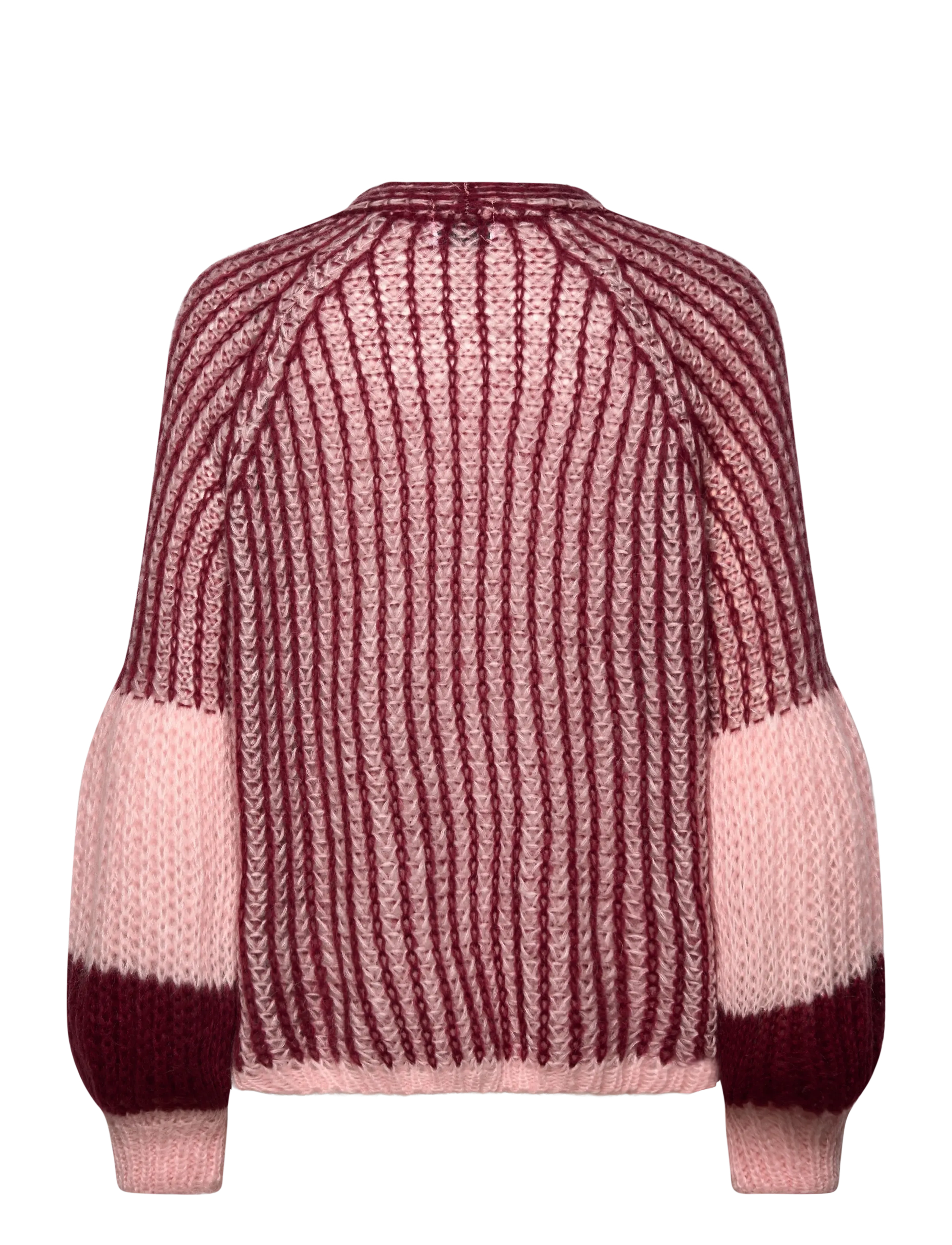 Noella - Liana Knit Cardigan - strickjacken - rust blush combo - 1
