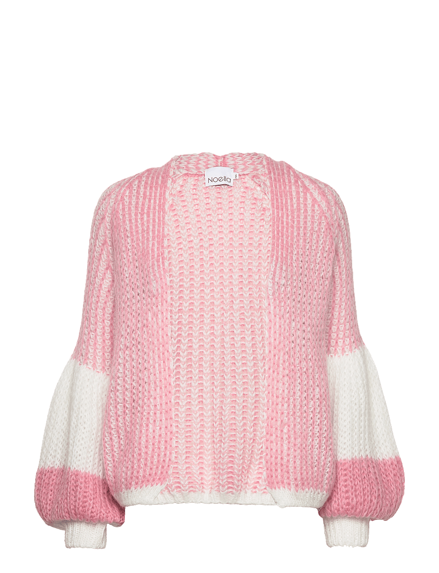 Noella - Liana Knit Cardigan - cardigans - white/rose - 0
