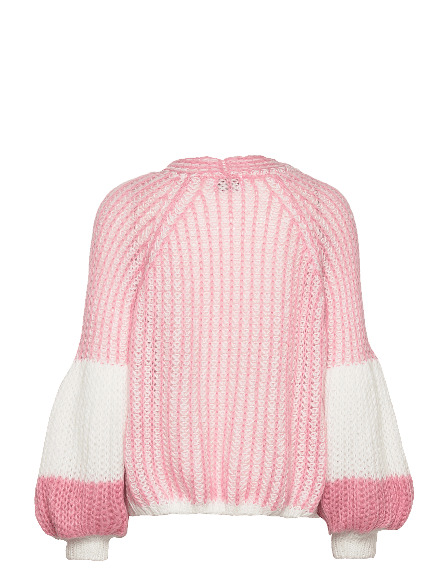 Noella - Liana Knit Cardigan - cardigans - white/rose - 1