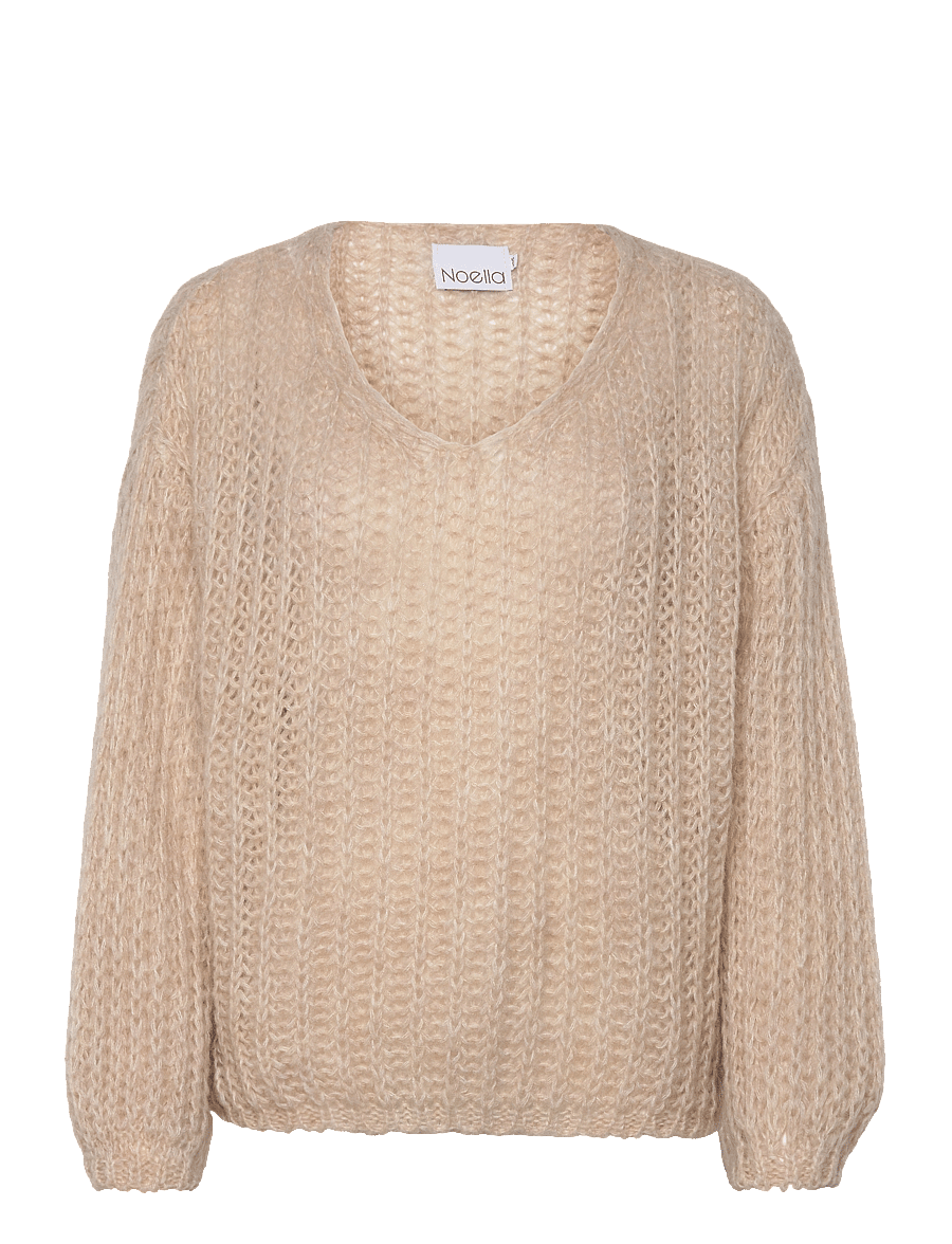 Noella - Joseph Knit Sweater - stickade tröjor - beige - 1