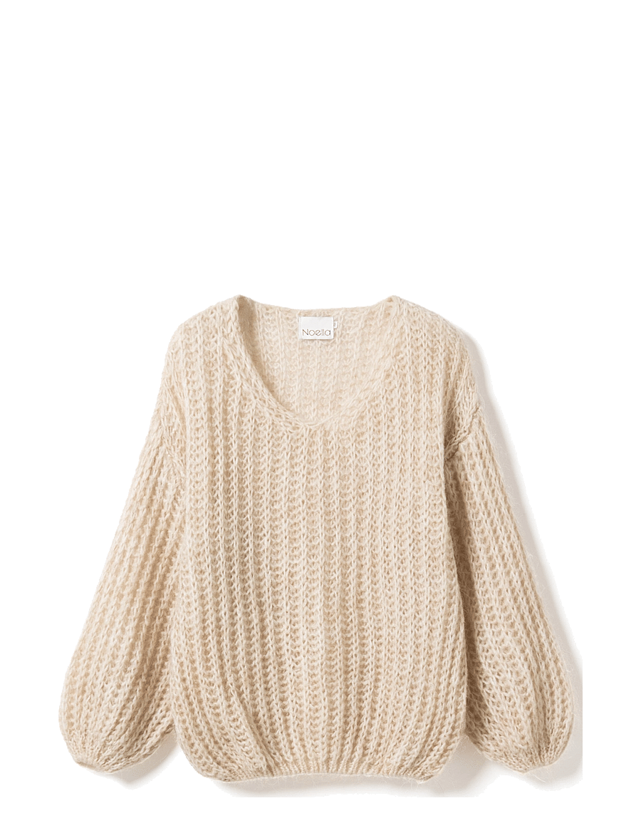 Noella - Joseph Knit Sweater - striktrøjer - beige - 1