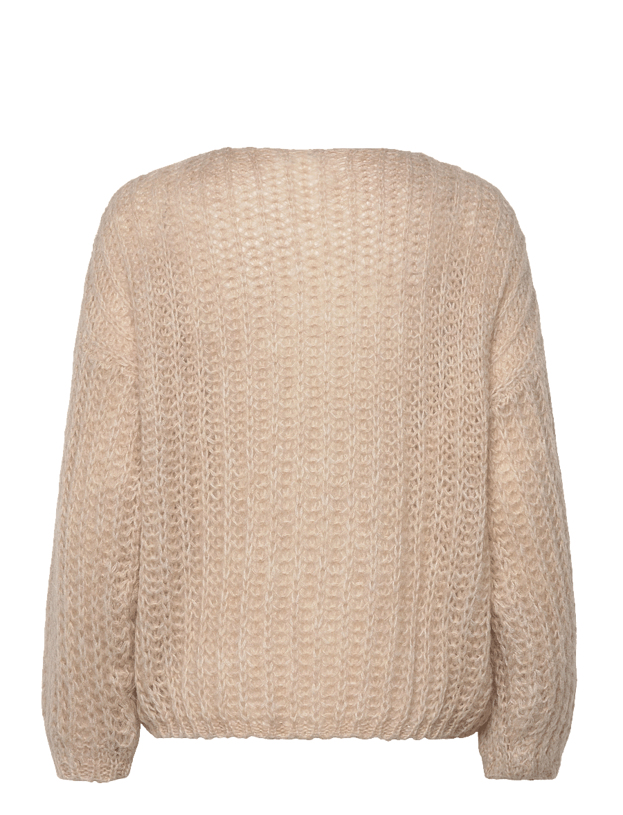 Noella - Joseph Knit Sweater - stickade tröjor - beige - 2