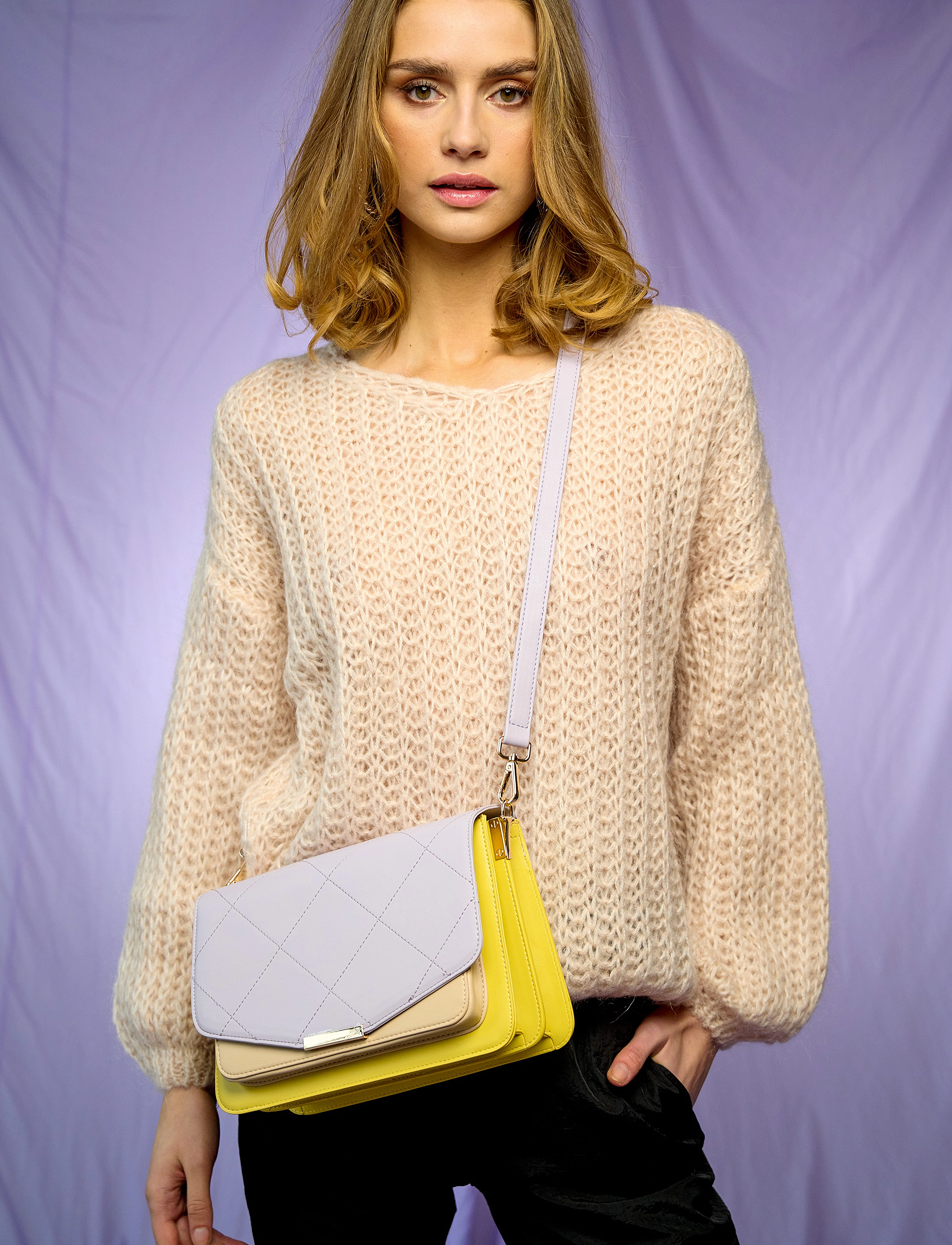 Noella Joseph Knit Sweater, M/L, Knitwear, Beige - Jumpers, Frauen
