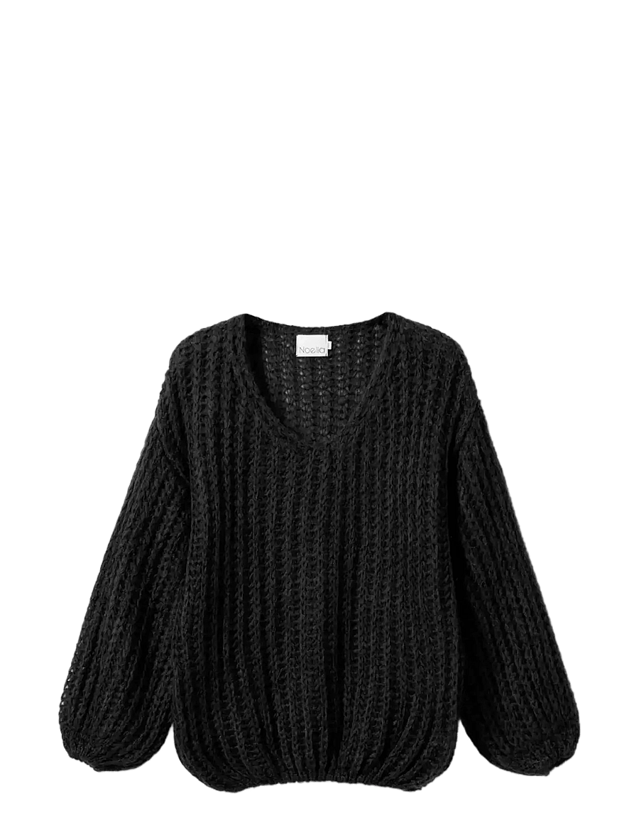 Noella - Joseph Knit Sweater - striktrøjer - black - 1
