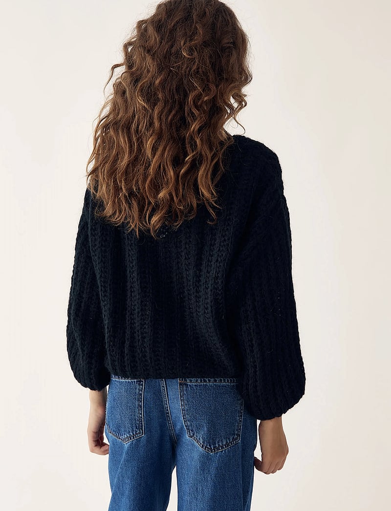 Noella - Joseph Knit Sweater - neulepuserot - black - 4