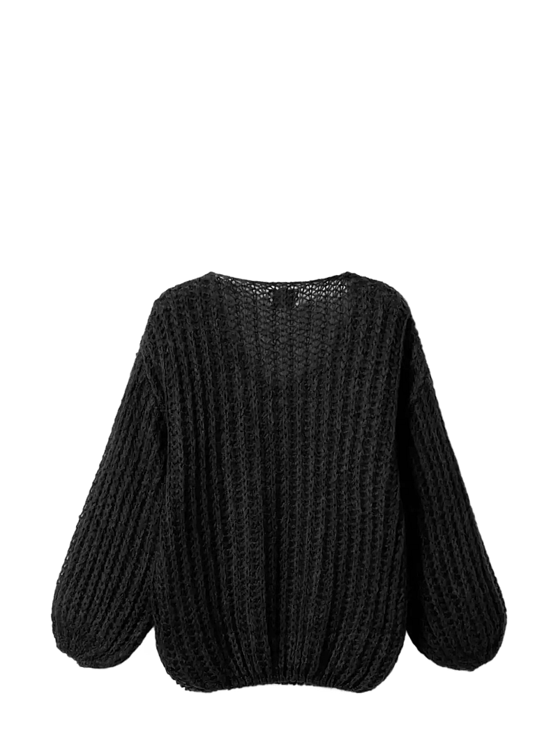 Noella - Joseph Knit Sweater - neulepuserot - black - 3