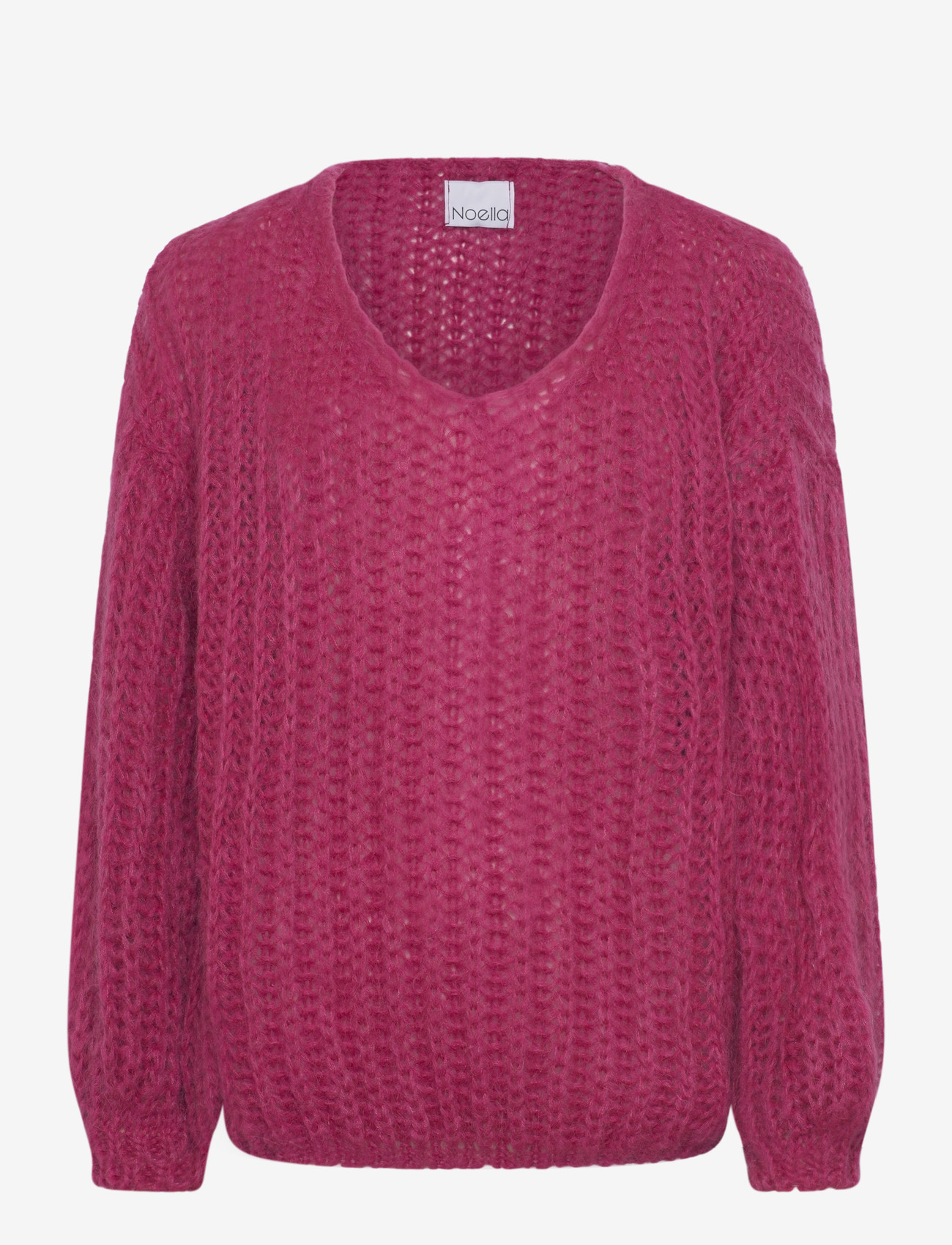 Noella - Joseph Knit Sweater - trøjer - dark pink - 0