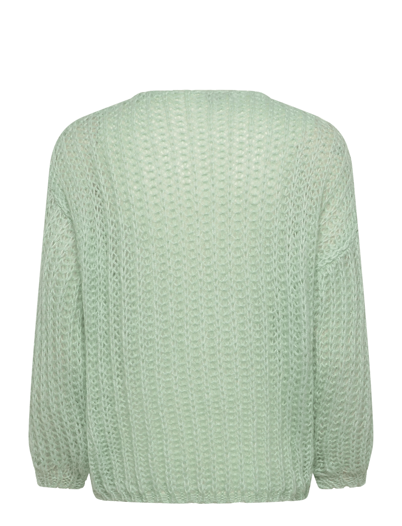 Noella - Joseph Knit Sweater - striktrøjer - pistacio green - 1