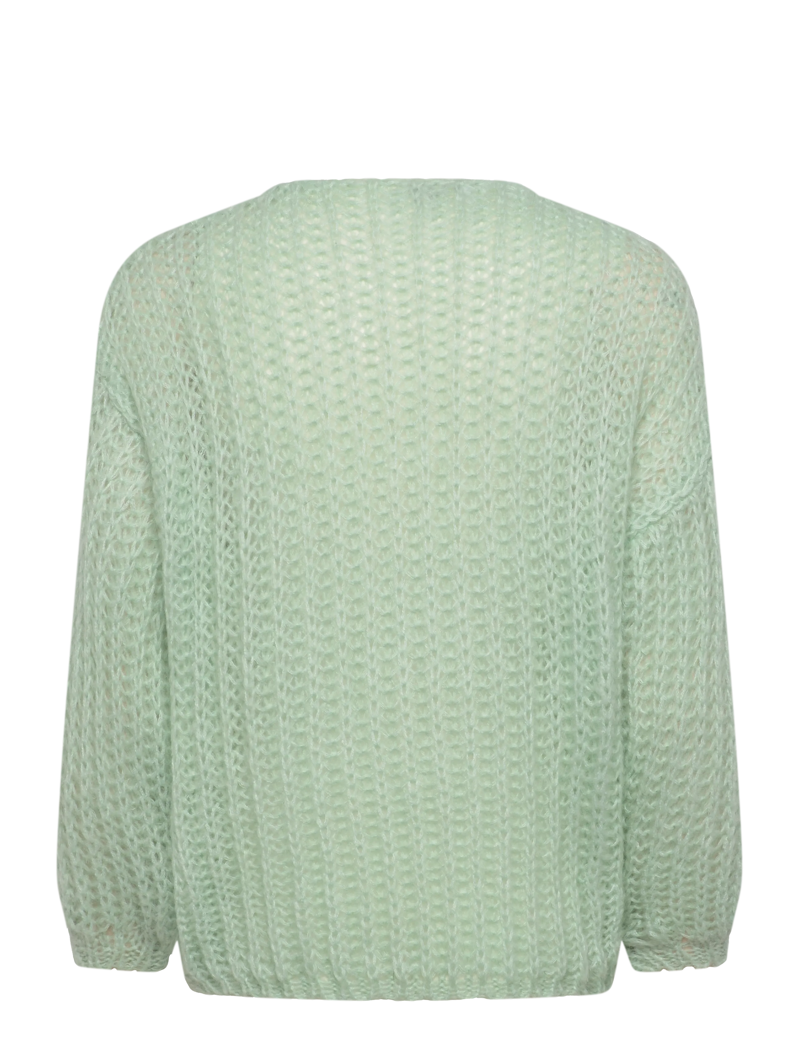 Noella - Joseph Knit Sweater - stickade tröjor - pistacio green - 1