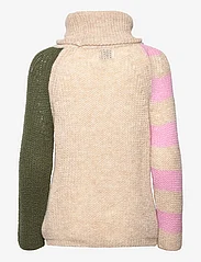 Noella - Lucille Knit Jumper - kõrge kaelusega džemprid - cream/pink/grey - 1