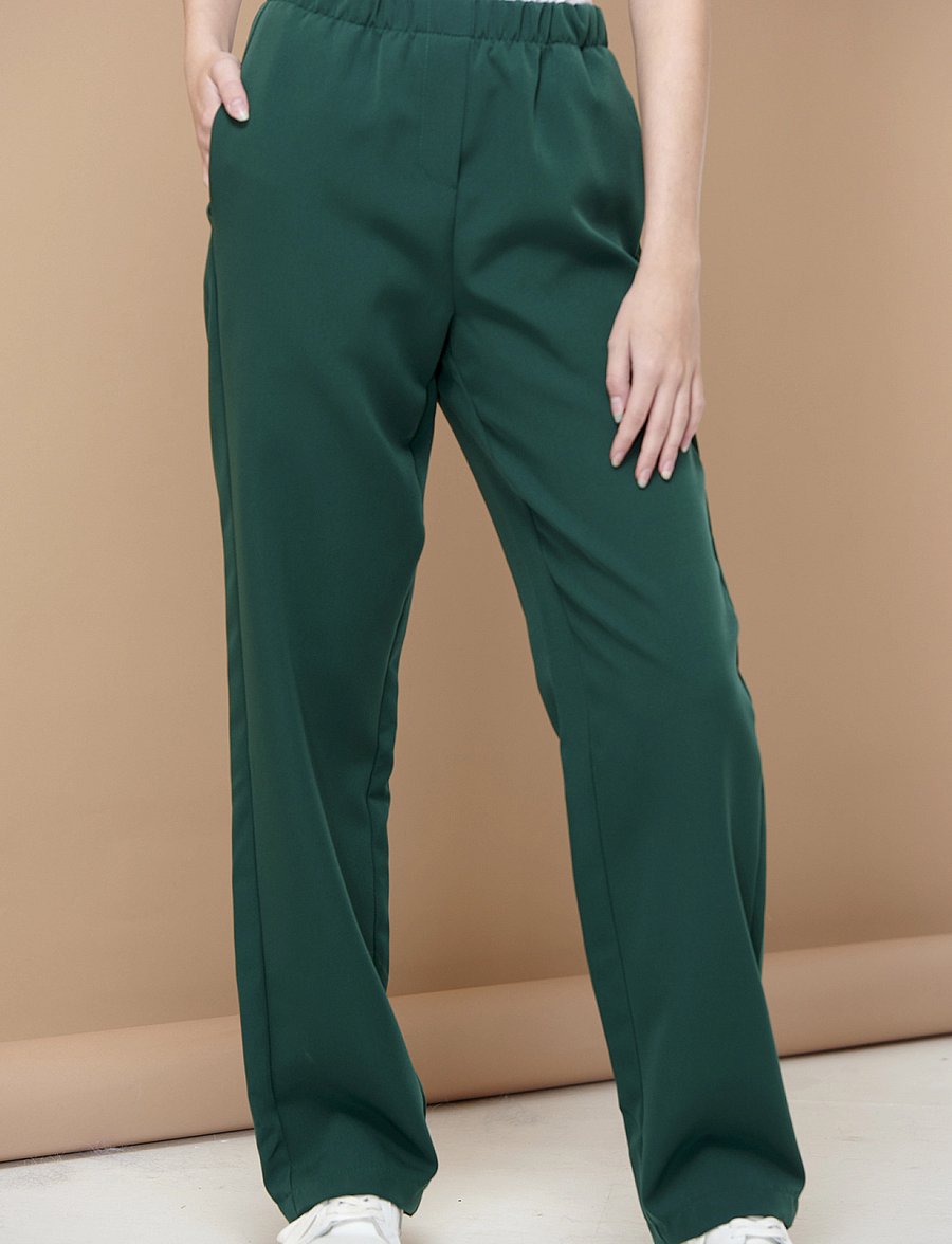 Noella - Riga Pants - hose mit geradem bein - olive - 3