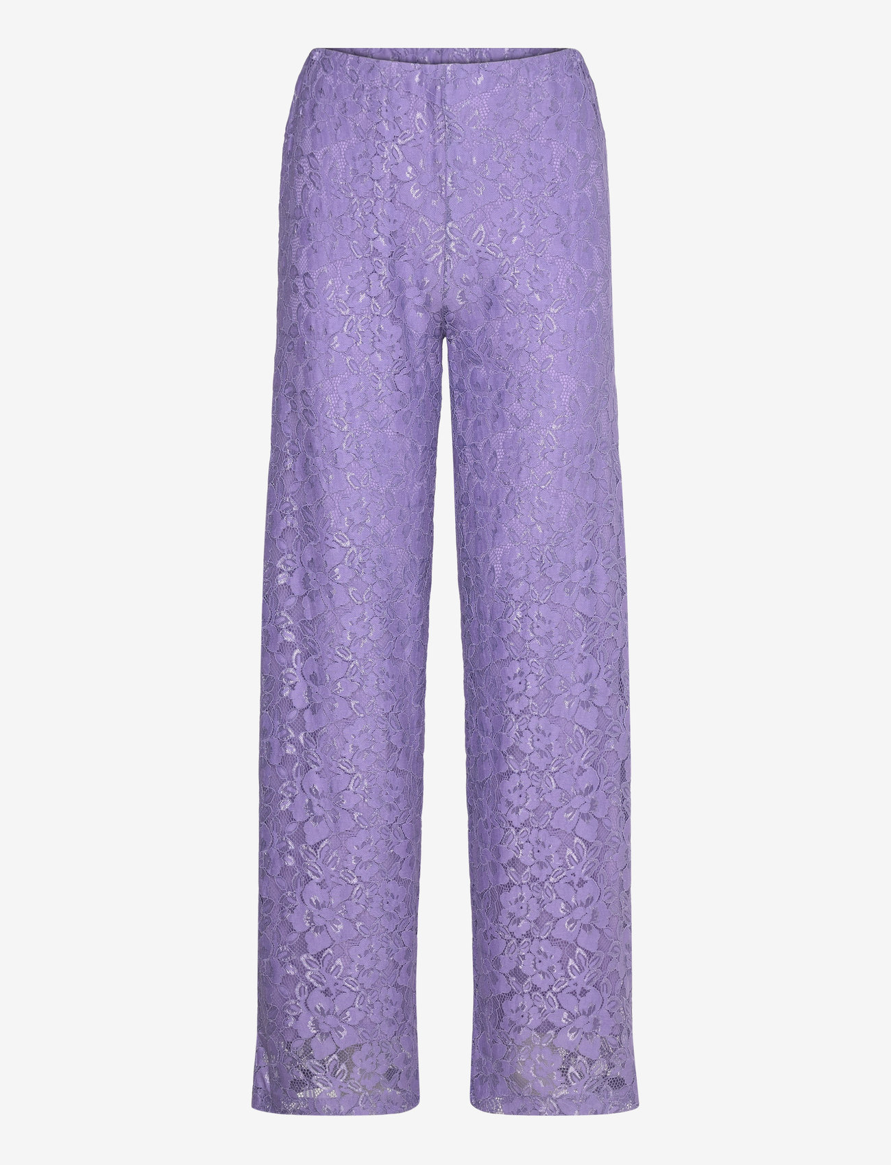 Noella - Bristol Lace Pants - sirge säärega püksid - lilac - 0
