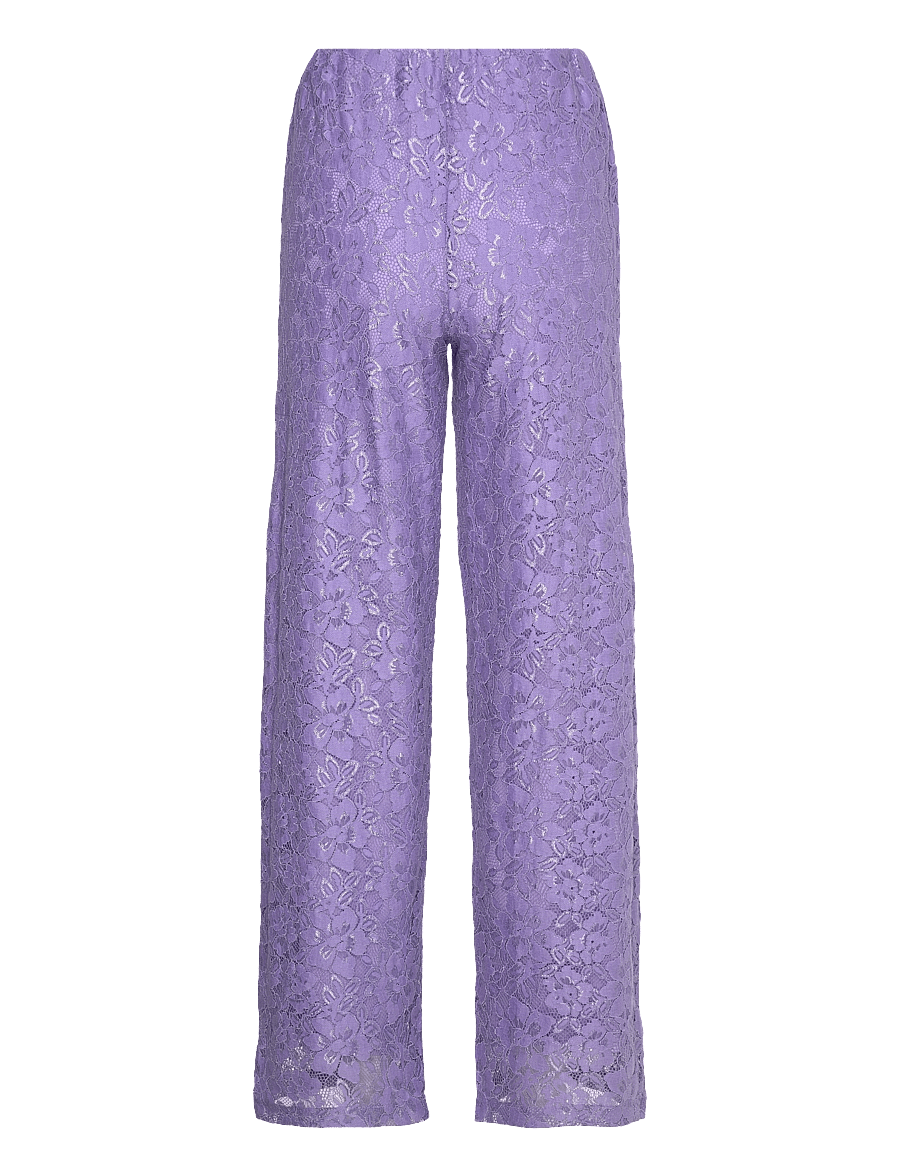 Noella - Bristol Lace Pants - bukser med lige ben - lilac - 1