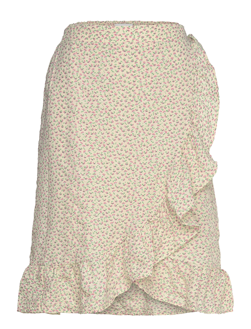 Noella - Joyce Skirt Viscose - susiaučiami sijonai - pink flower - 0