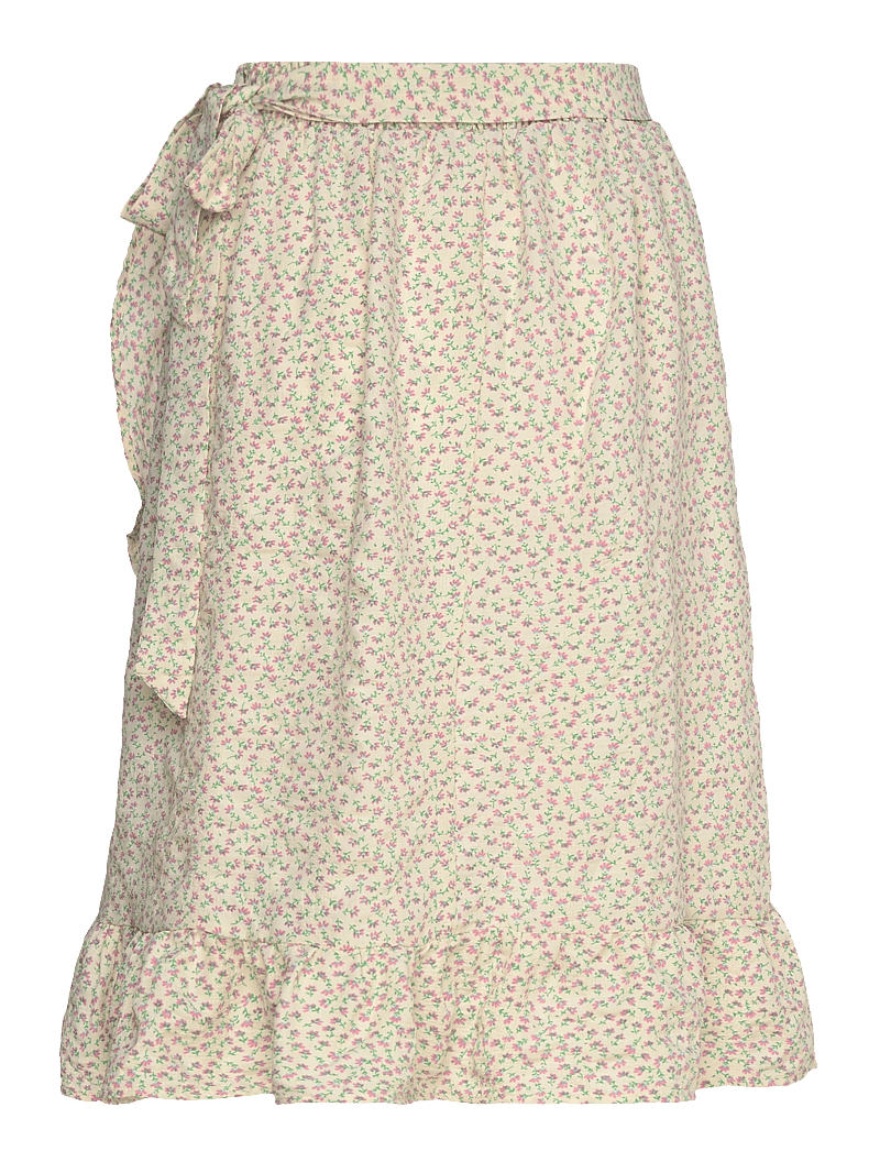 Noella - Joyce Skirt Viscose - susiaučiami sijonai - pink flower - 1
