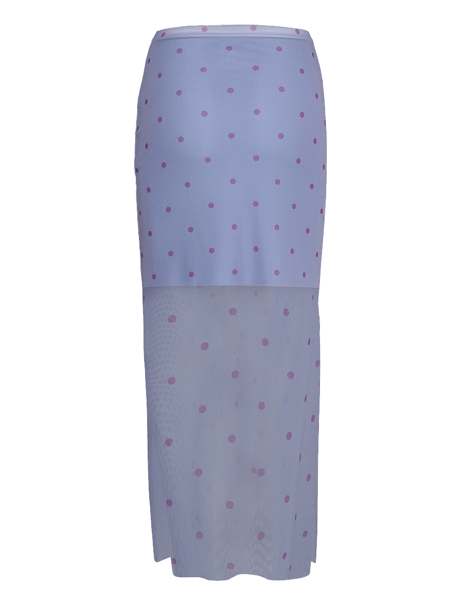 Noella - Solay Long Skirt - maxi röcke - blue lilac mix - 1