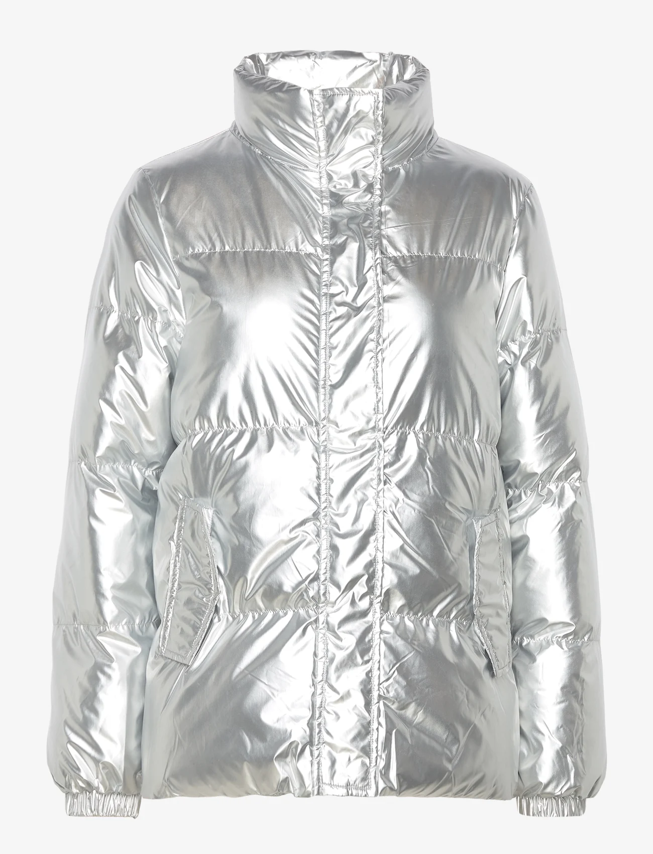 Noella - Nelli Puffer Jacket - winter jackets - silver metal - 0