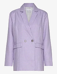 Noella - Mille Oversize Blazer - vakarėlių drabužiai išparduotuvių kainomis - lavender check - 0