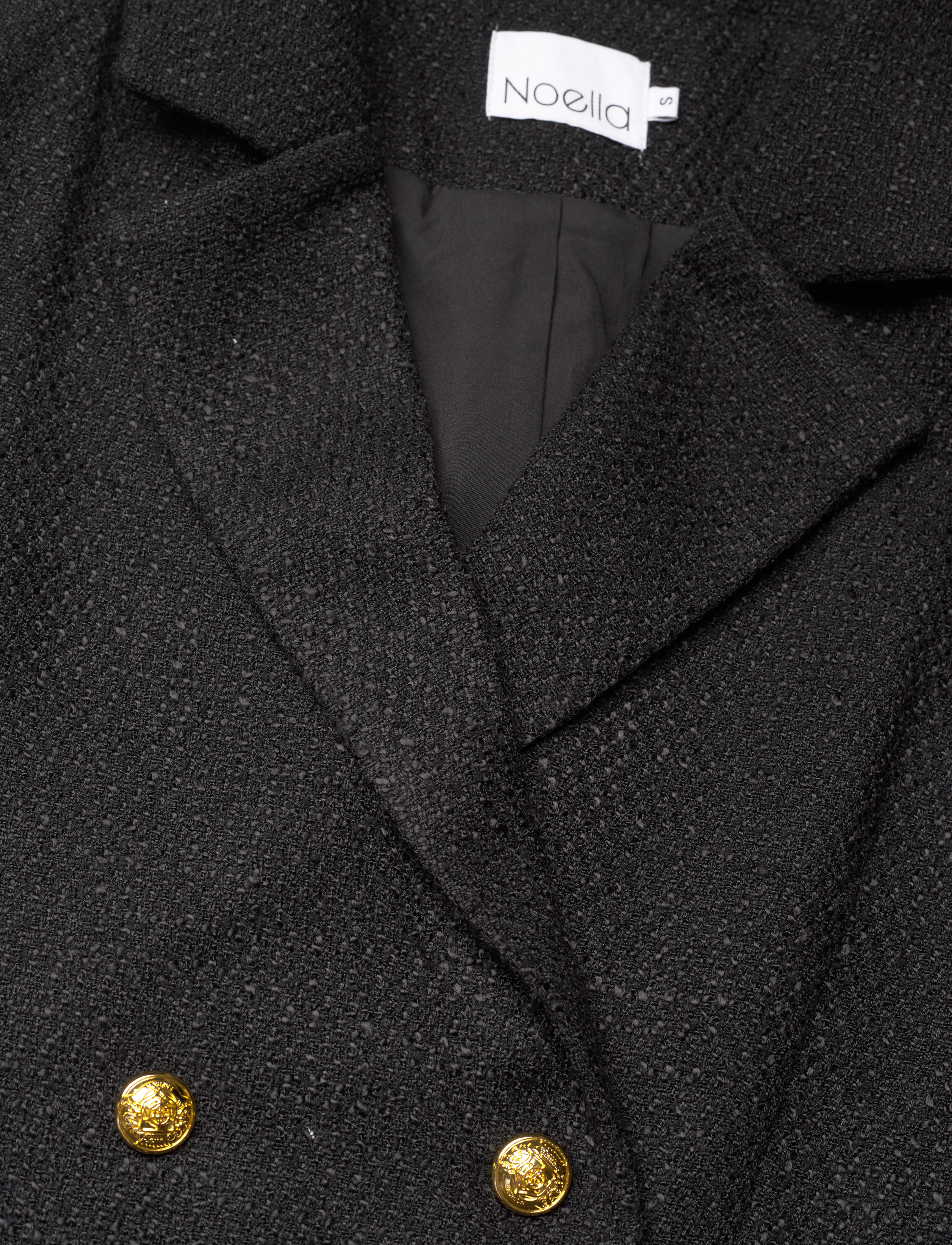 Noella - Polly Boucle Blazer - black - 3