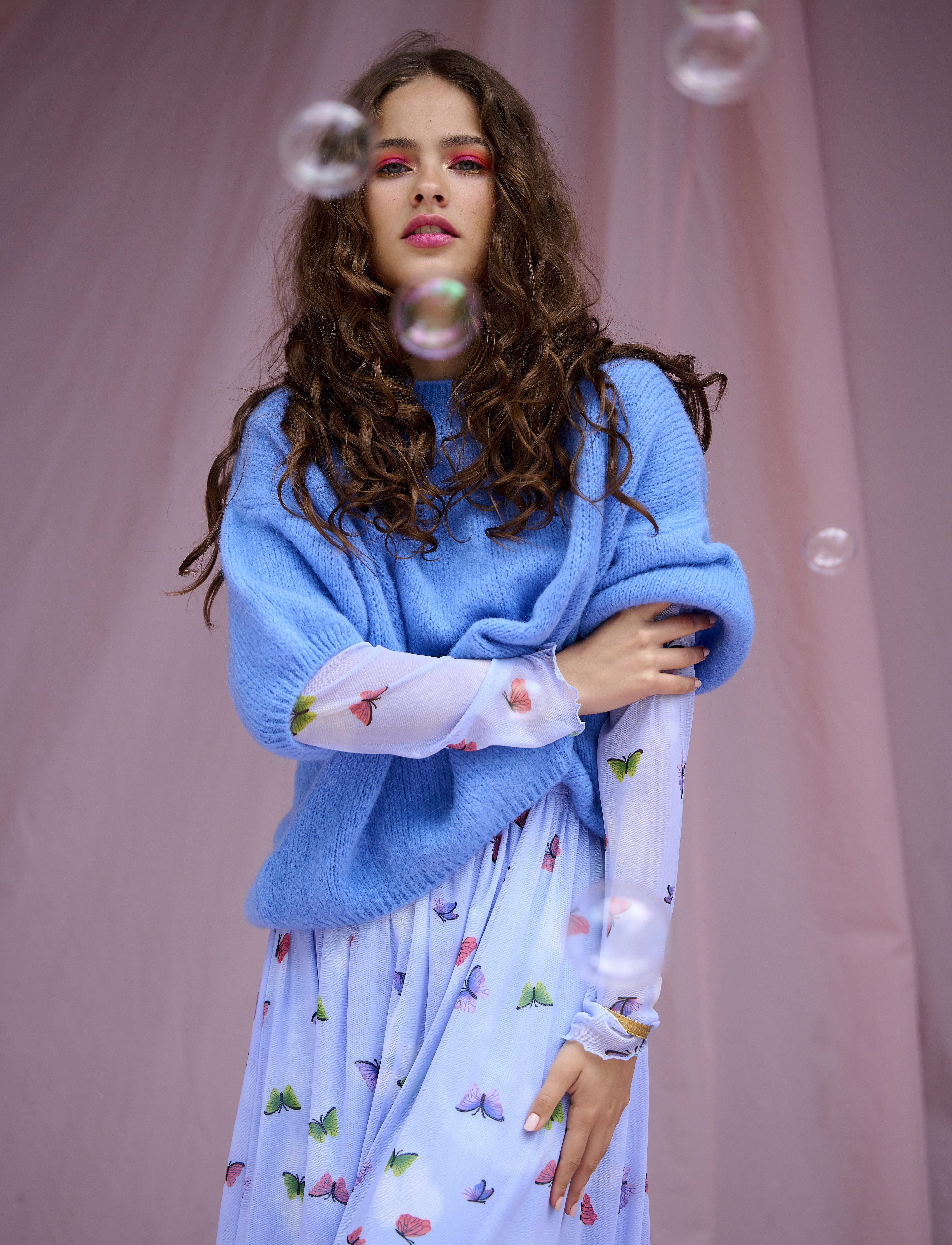 Noella - Lola Dress - butterfly print - 2