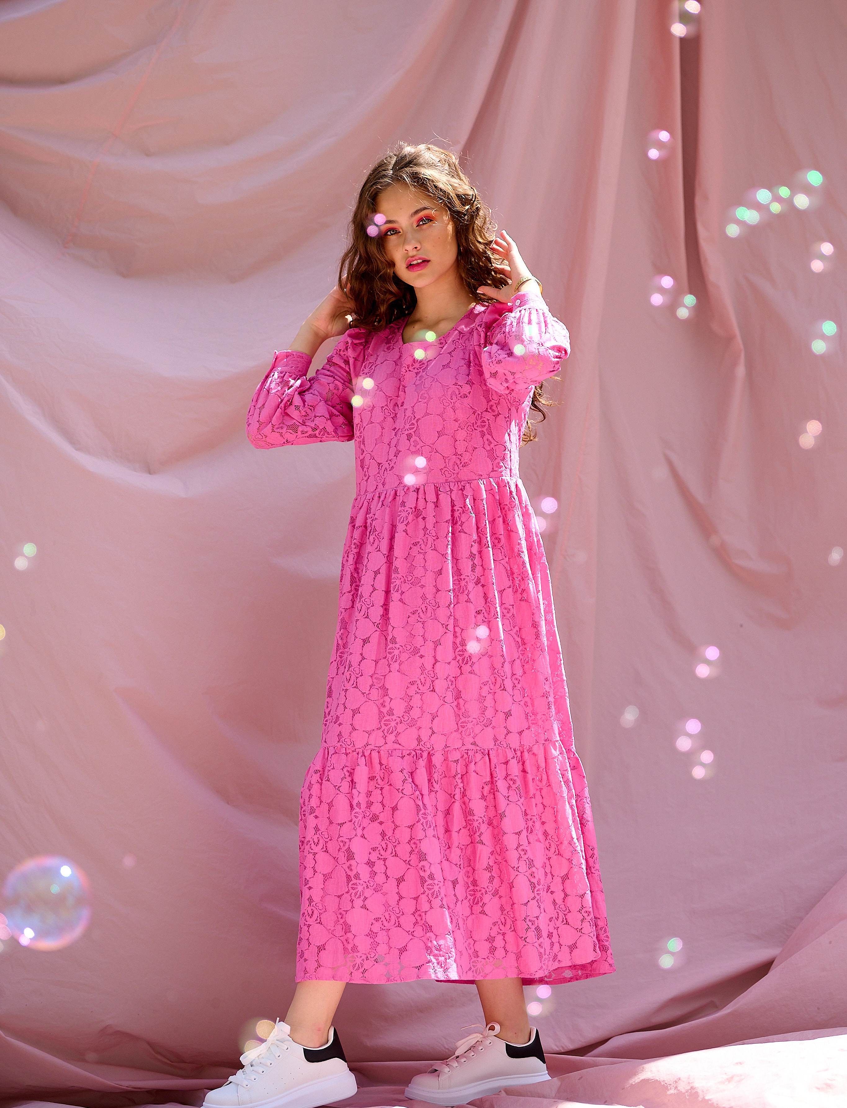 Noella - Macenna Long Dress - midikleider - candy pink - 3