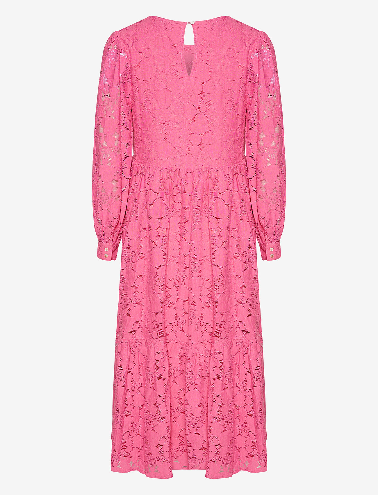 Noella - Macenna Long Dress - sukienki koronkowe - candy pink - 1