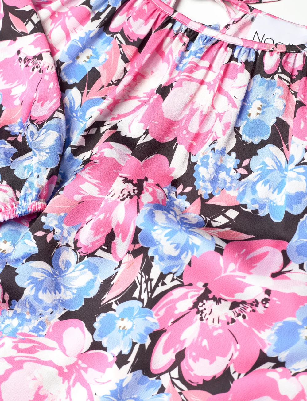 Noella - Janelle Long Dress - kesämekot - pink/blue mix - 2