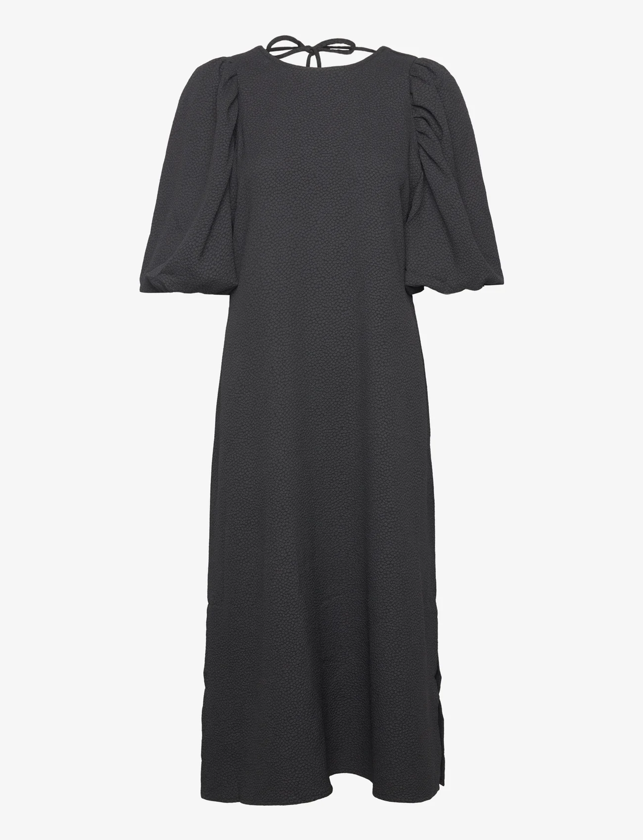 Noella - Pastis Long Dress - midi kjoler - black - 0