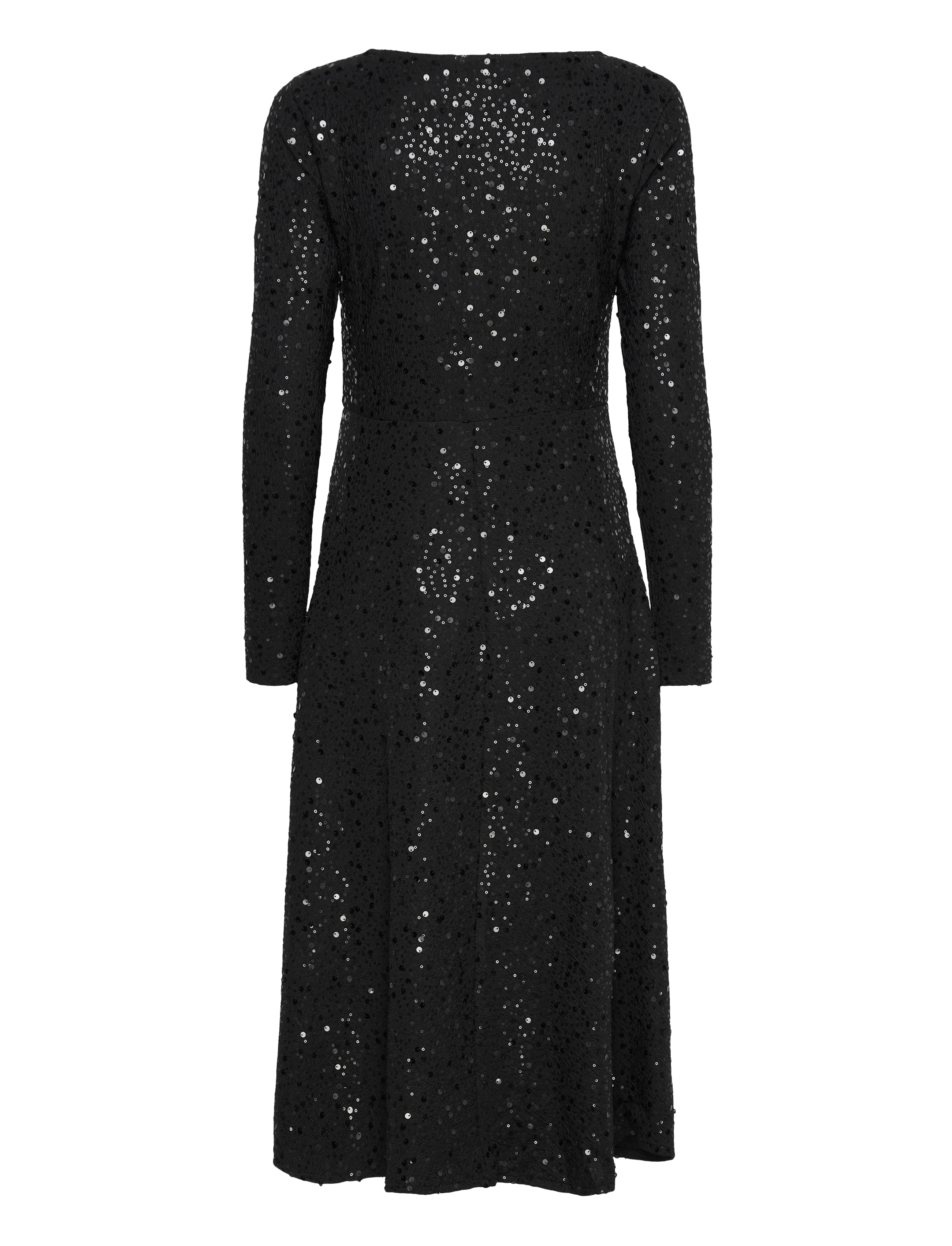 Noella - Verona Midi Dress - pailletkjoler - black w/ black - 2