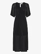 Vienna Midi Dress - BLACK