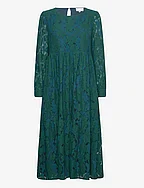 Macenna Dress - BLUE/GREEN