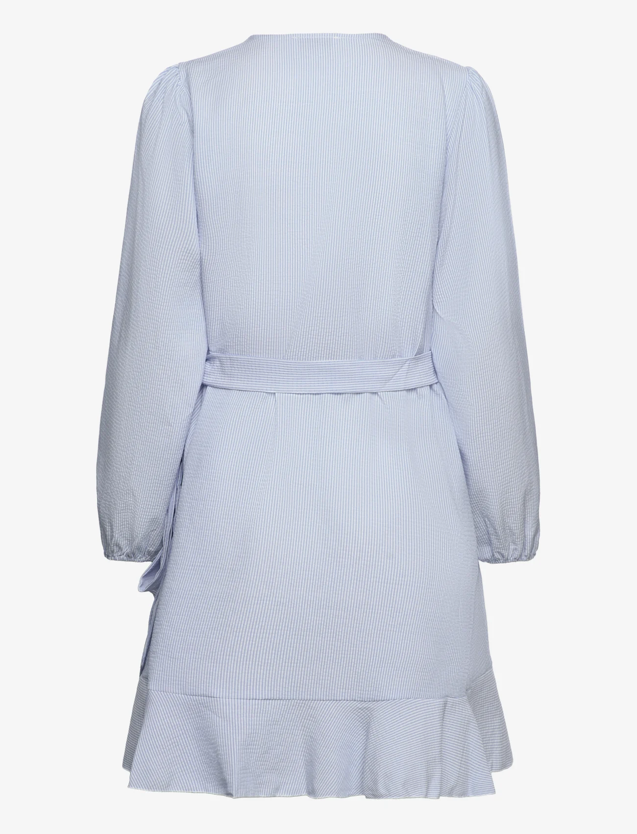 Noella - Magne Dress - zomerjurken - light blue stripe - 1