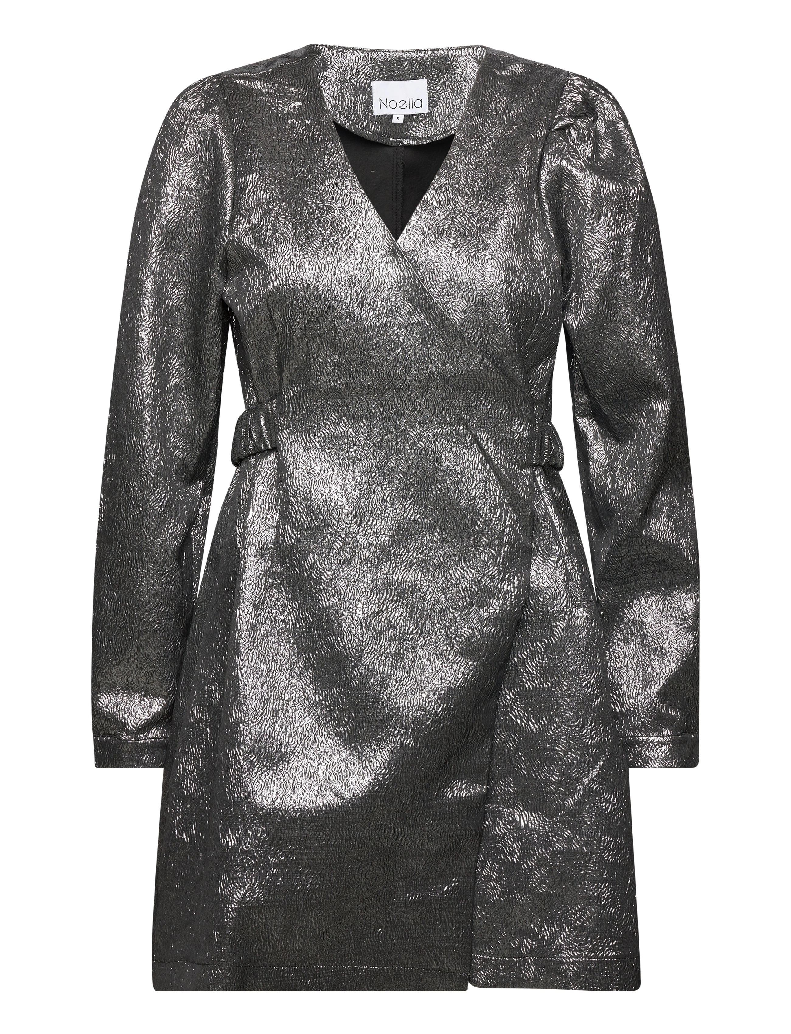 Noella Pace Belt Dress - Riided - SILVER METAL / silver