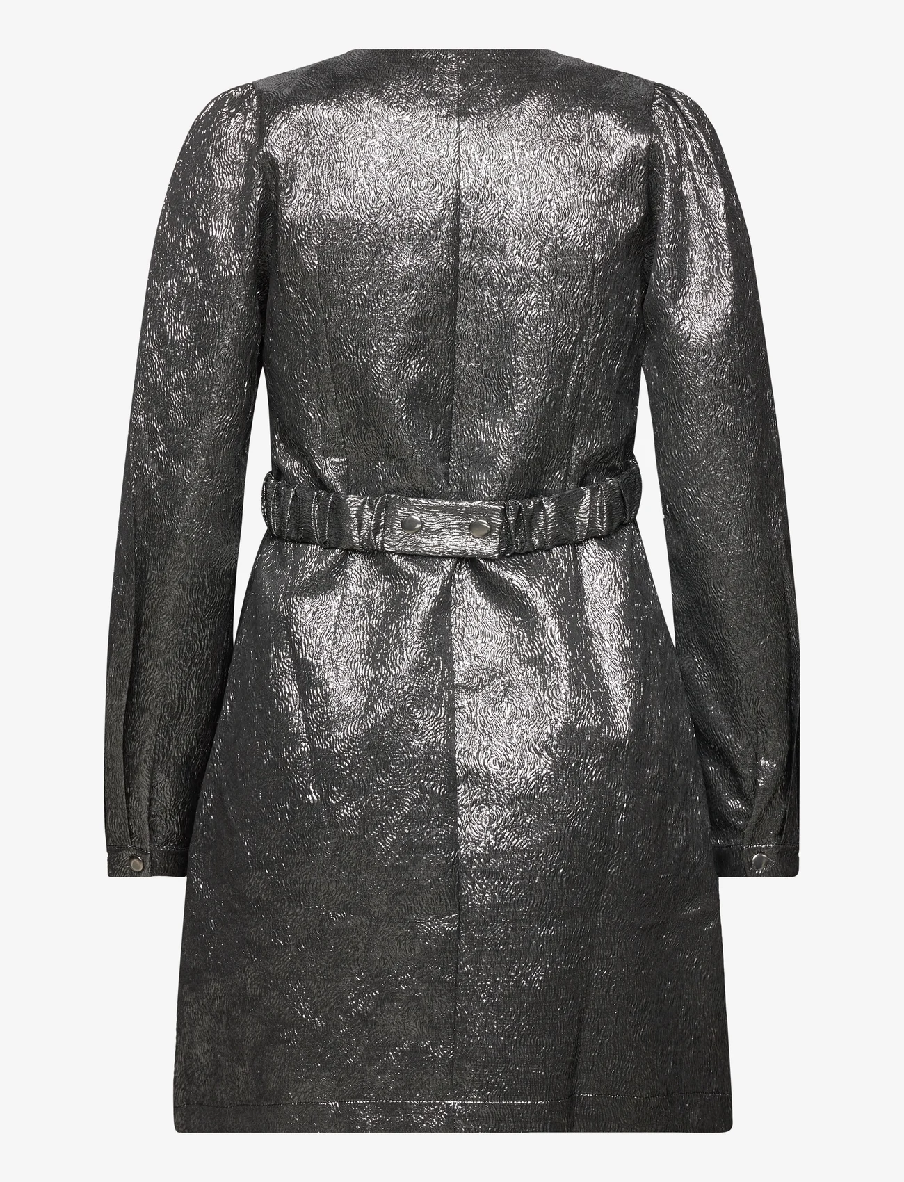 Noella - Pace Belt Dress - feestelijke kleding voor outlet-prijzen - silver metal - 1